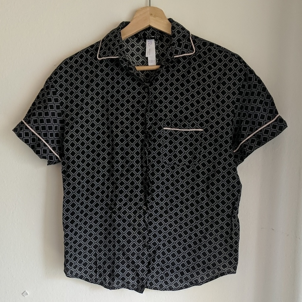 Stars Above short sleeve button up